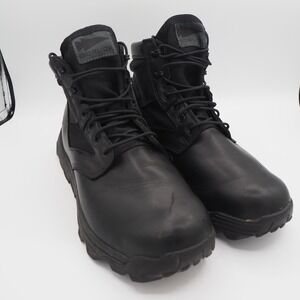 GORUCK MACV-2 Men's Mid Top Tactical Boots Sz 11.5 Triple Black Leather Rucking